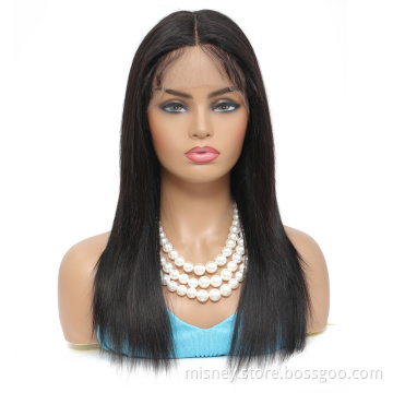 Straight Lace Front Wig HD T Lace Frontal Wig Transparent Lace Wigs Lace Front Human Hair Wigs For Women Misney